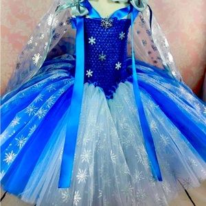 Toddler tulle snowflake dress 12 months